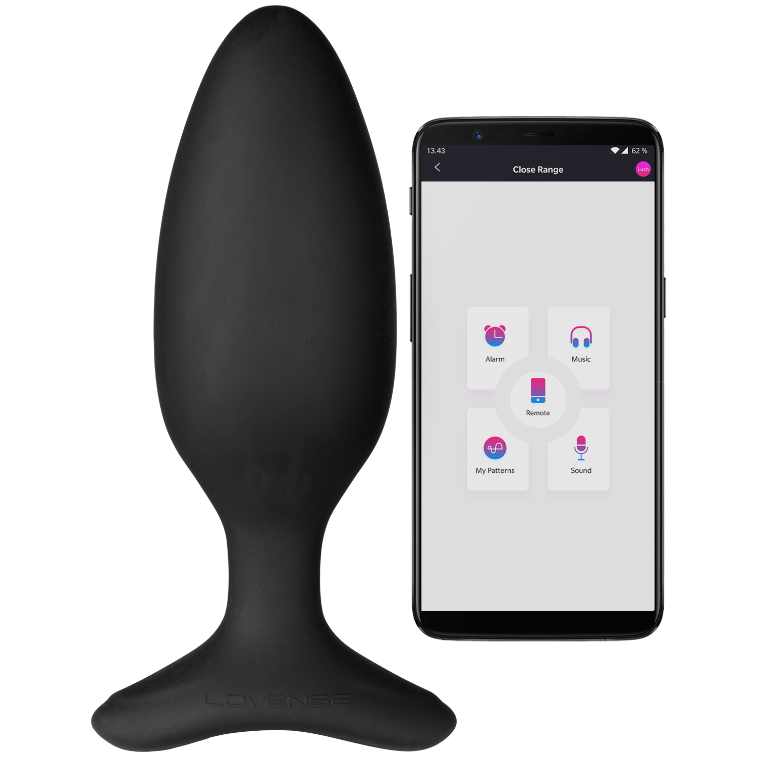 Lovense Hush 2 App-controlled Medium Butt Plug