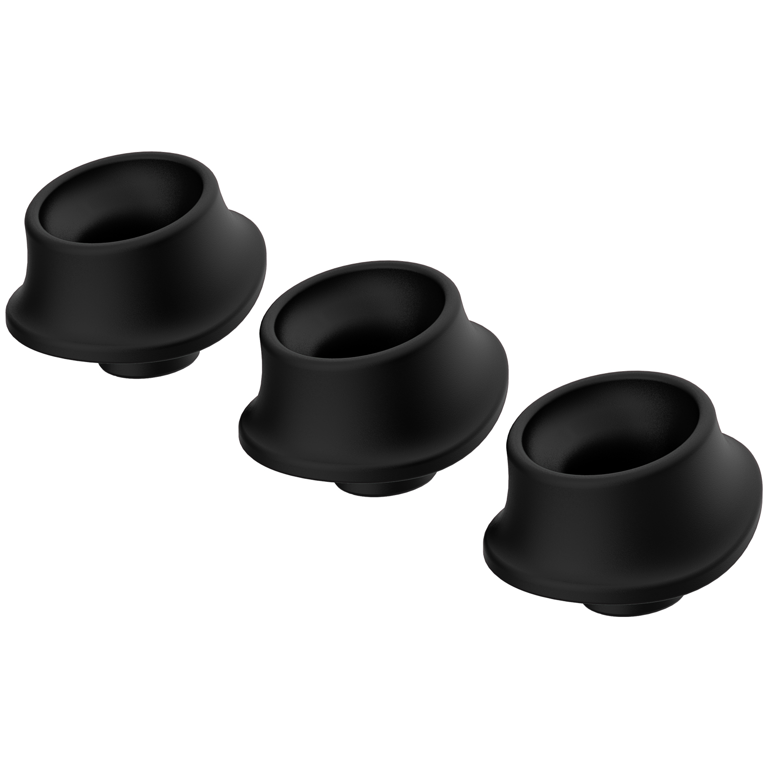 Womanizer Suction Heads 3-Pack Large - Black