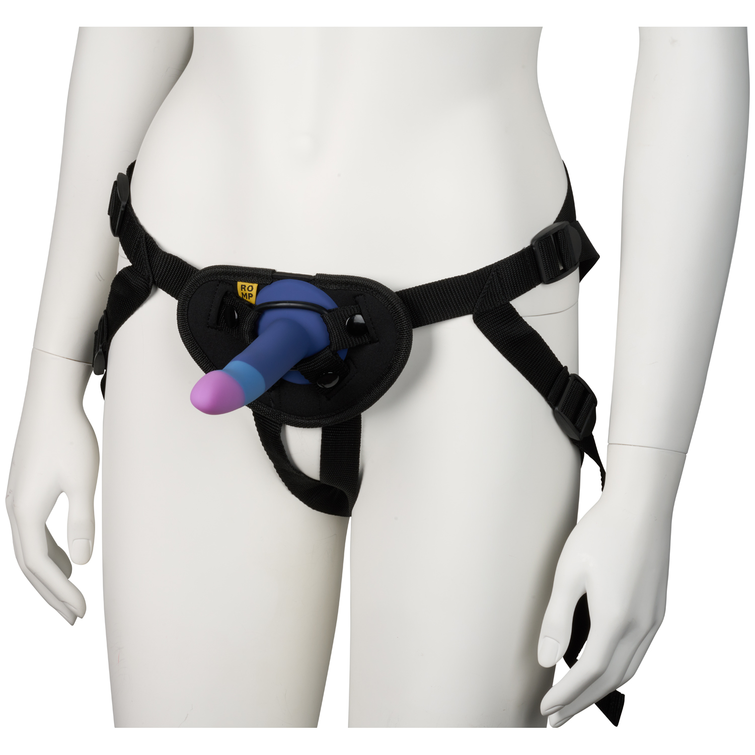 ROMP Piccolo Pegging Kit Strap-On Dildo Kit - Black