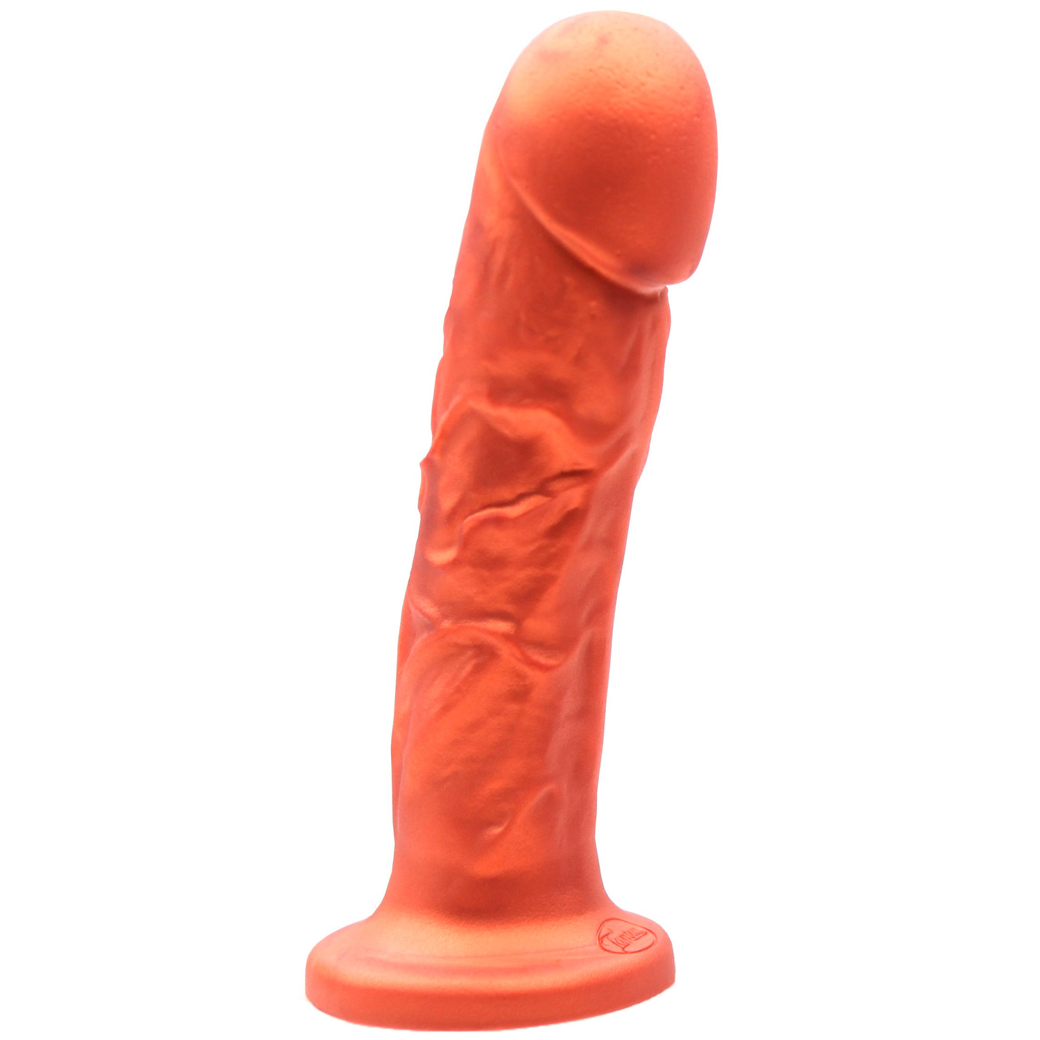 Tantus Goliath Vibrating Super Soft Dildo 7.2 inches - Orange