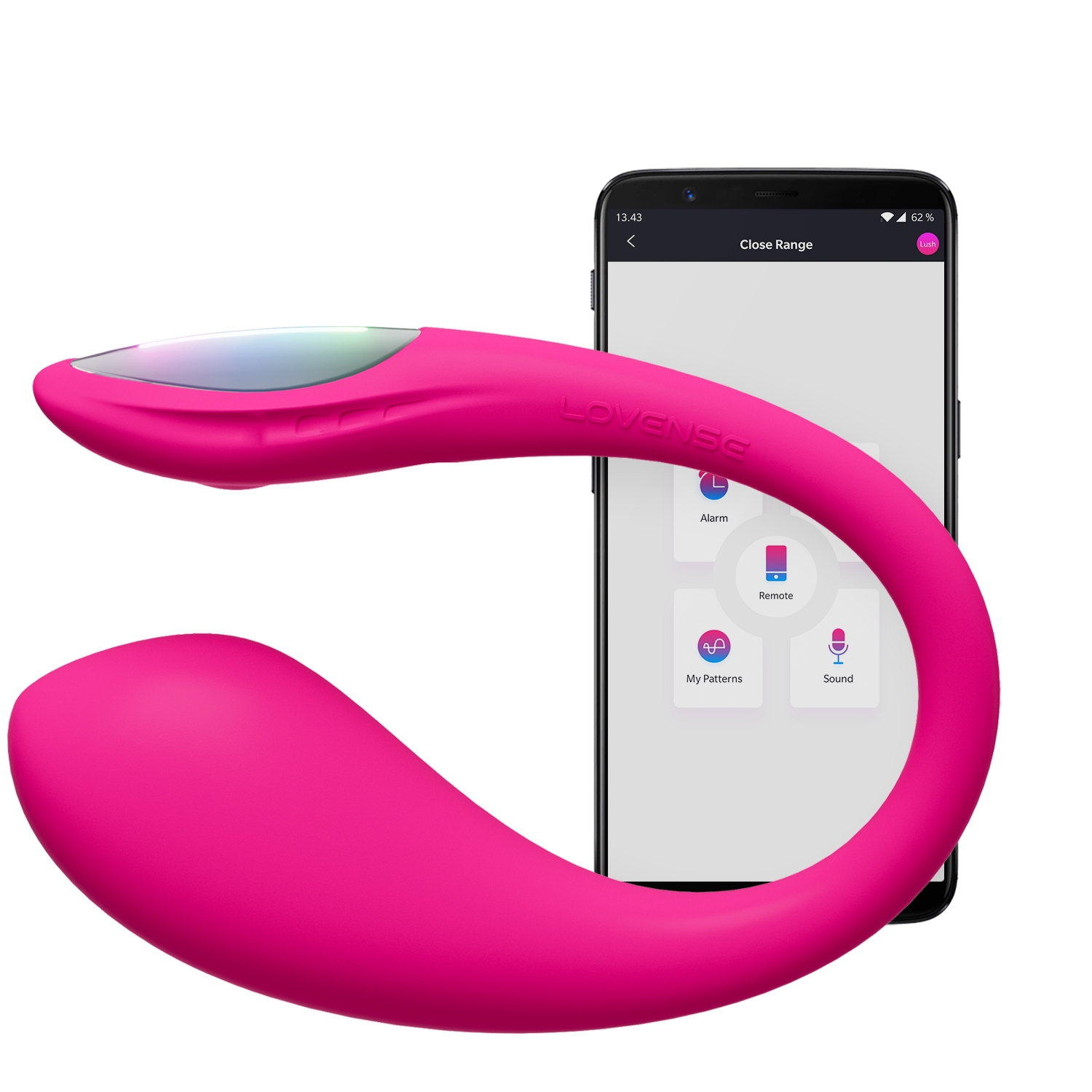 Lovense Lush Mini Egg Vibrator - Pink
