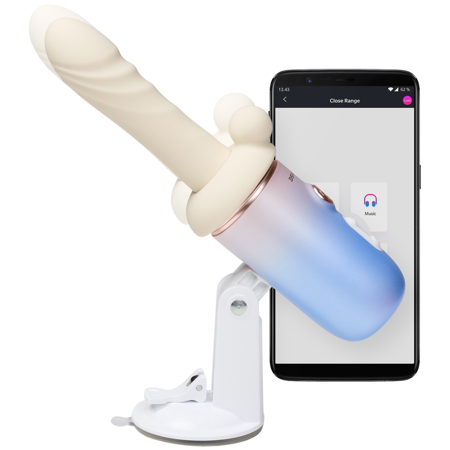 Lovense Spinel Mini Sex Machine - Blue
