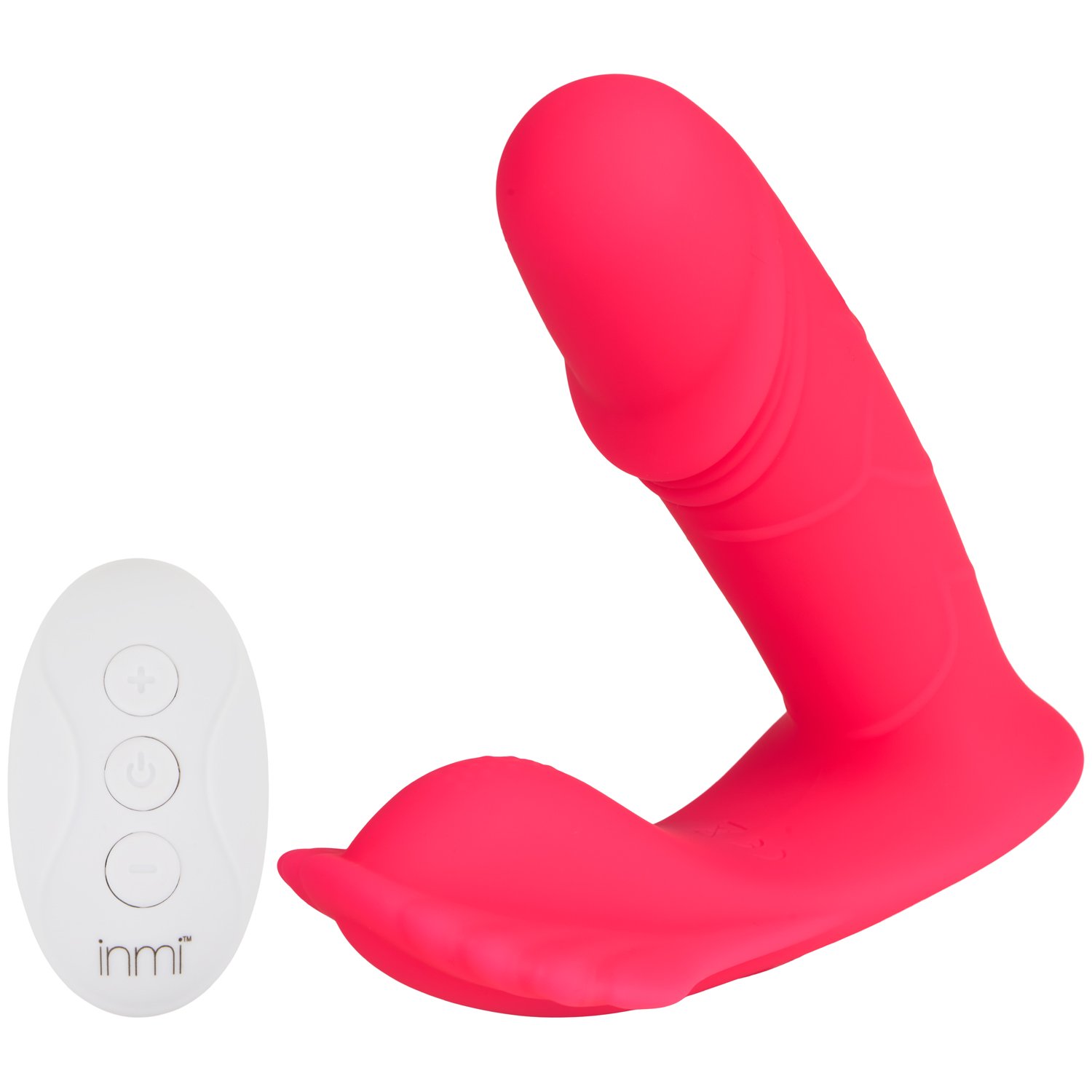 Inmi Panty Thumper Vibrator with Remote - Coral