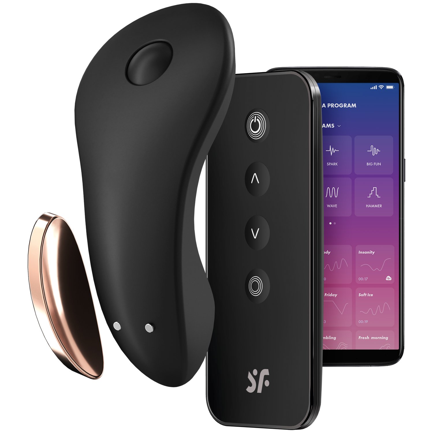 Satisfyer Little Secret Panty Vibrator - Black