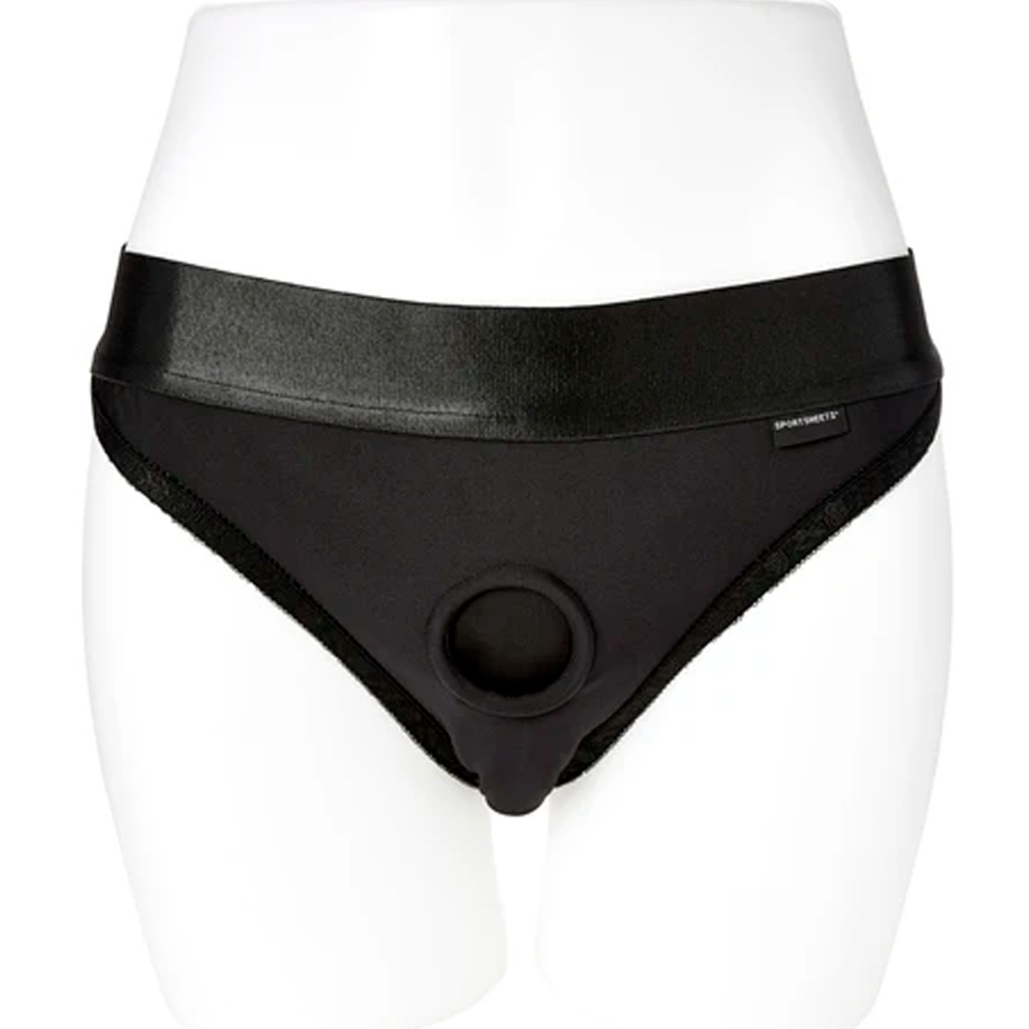 Sportsheets Em.Ex Crotchless Harness - Black - L