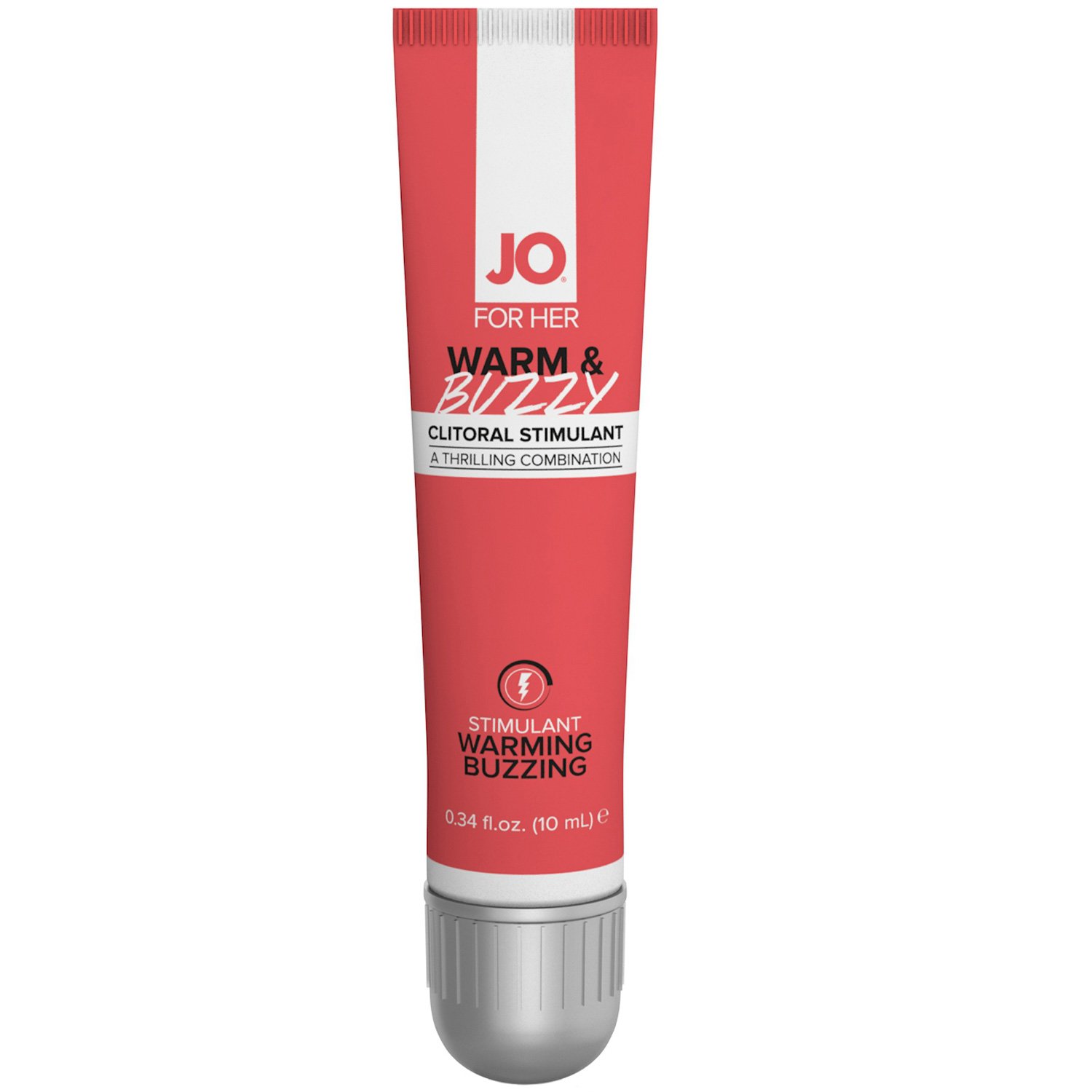 System JO Warm and Buzzy Clitoris Cream 10 ml - Clear