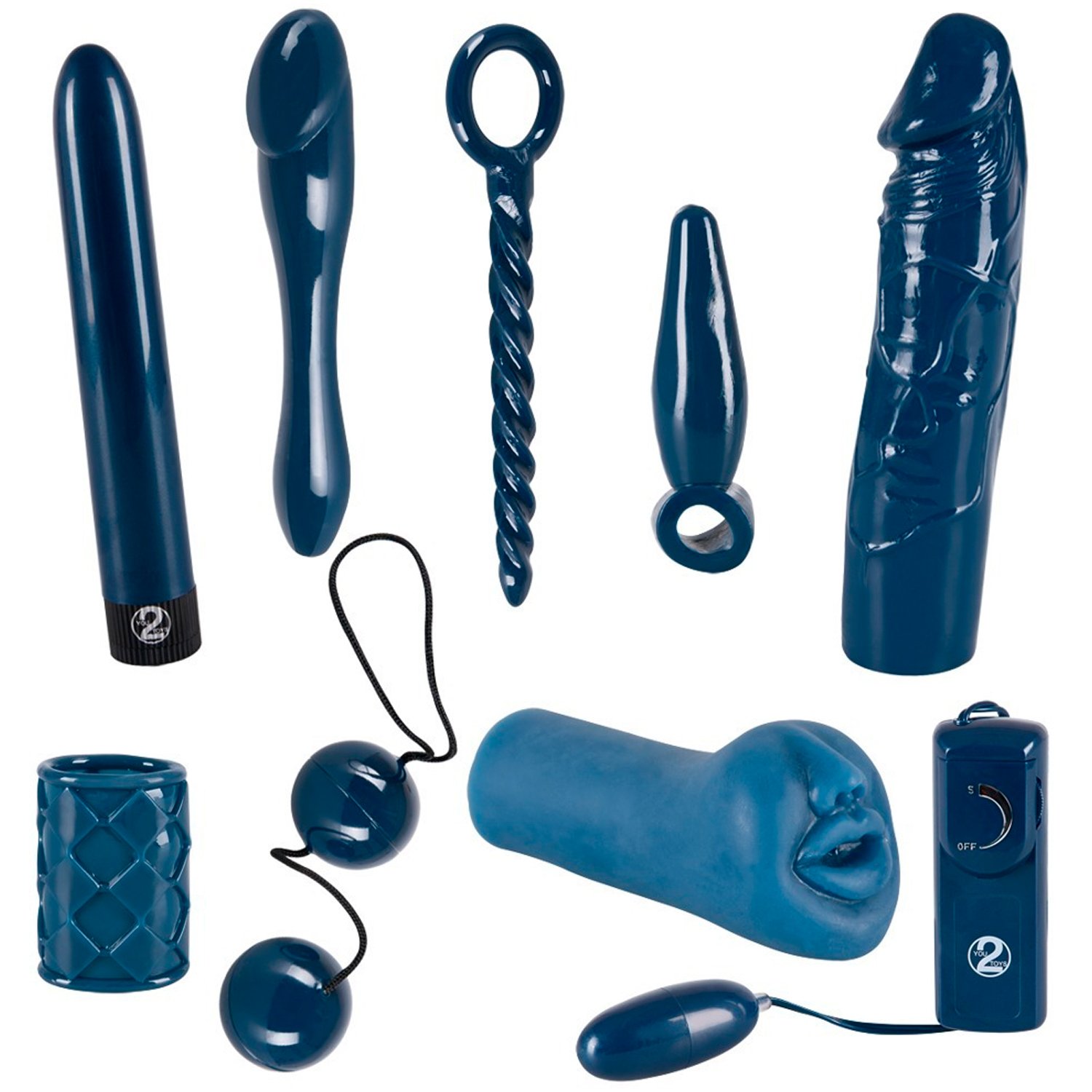 You2Toys Midnight Blue Couples Set - Blue