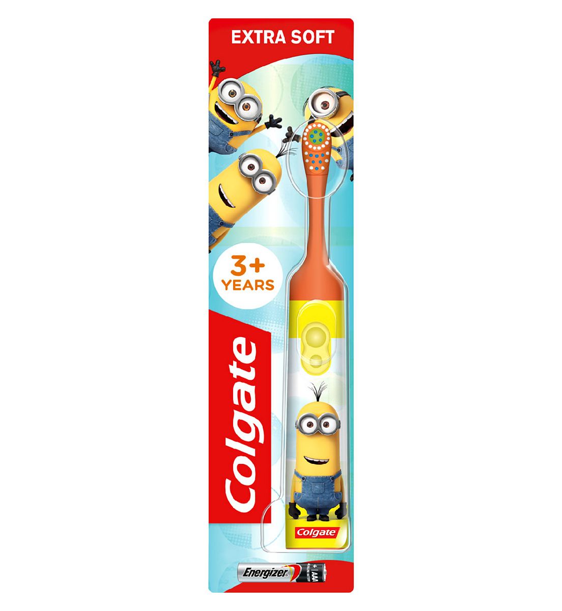 Colgate 360 Sonic Kids' 3+ Years Minion Extra Soft Battery Powered Toothbrush