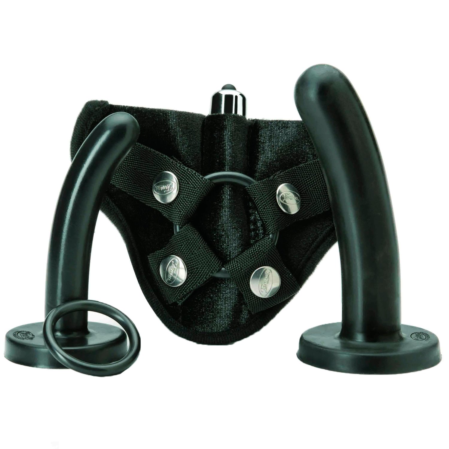 Tantus Strap-on Bend Over Intermediate Kit 7 Inch - Black